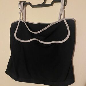 Black and White Camisole Top